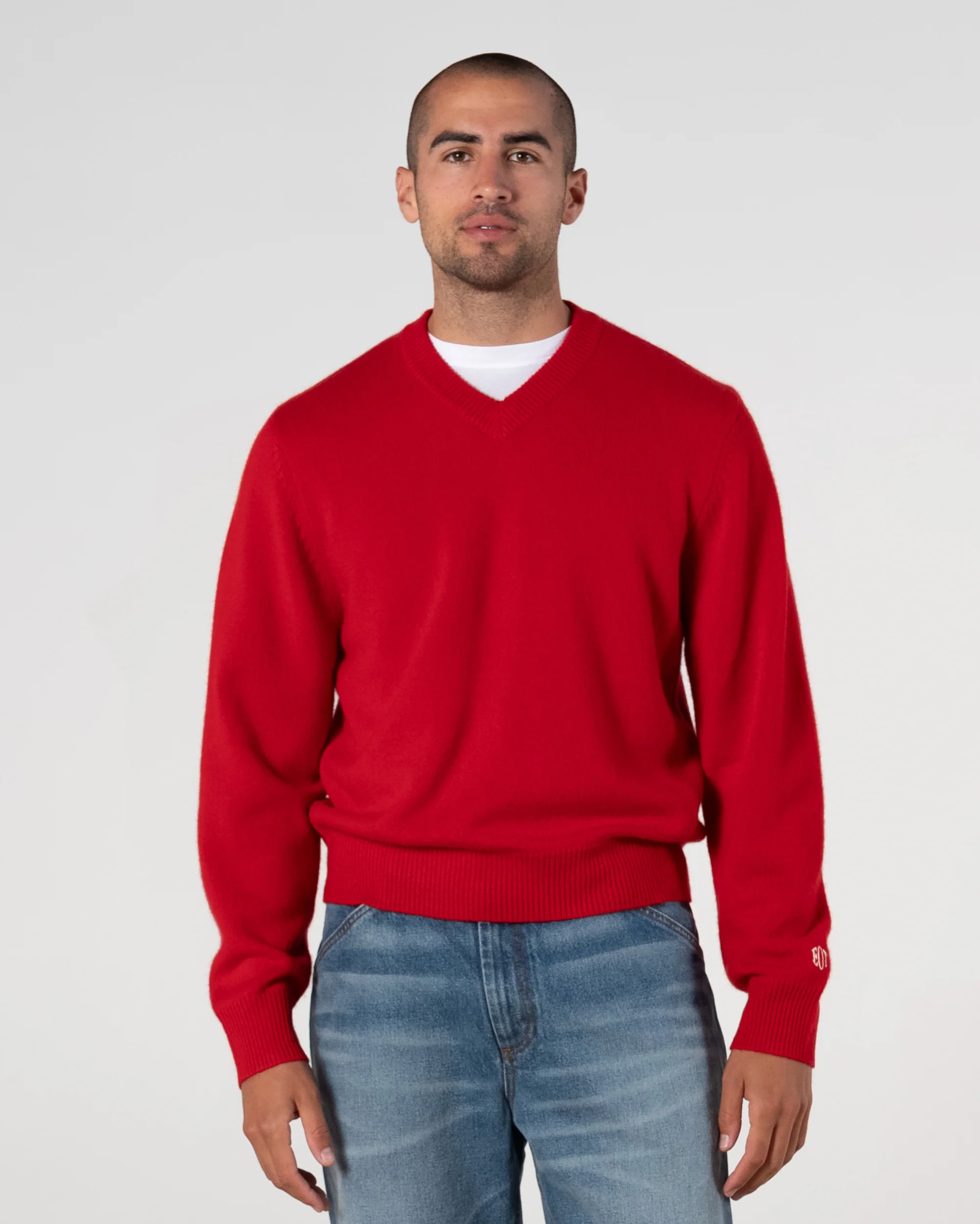 Cashmere V-Neck Knit - Image 5