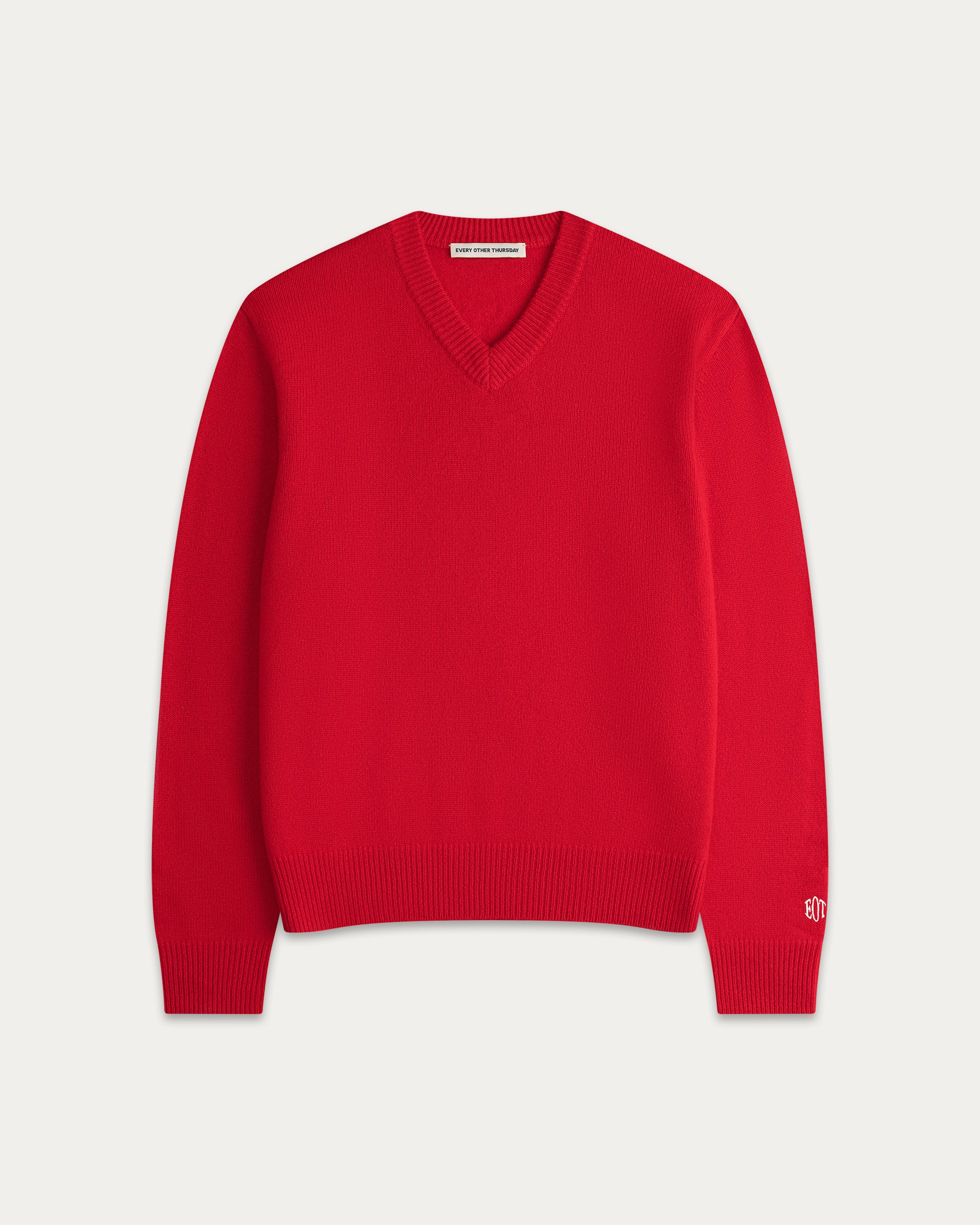 Cashmere V-Neck Knit - Image 8
