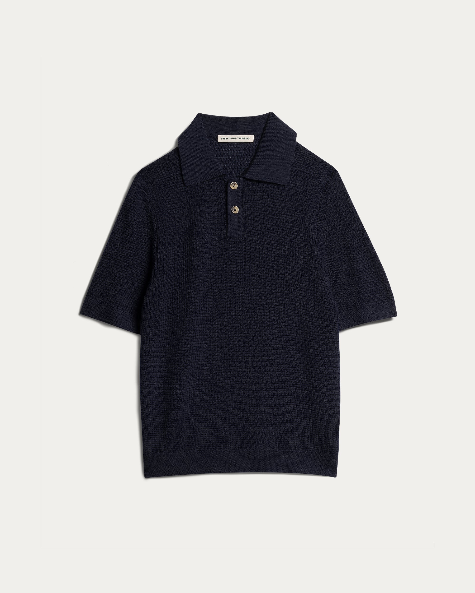 Crochet Knit Polo - Image 4