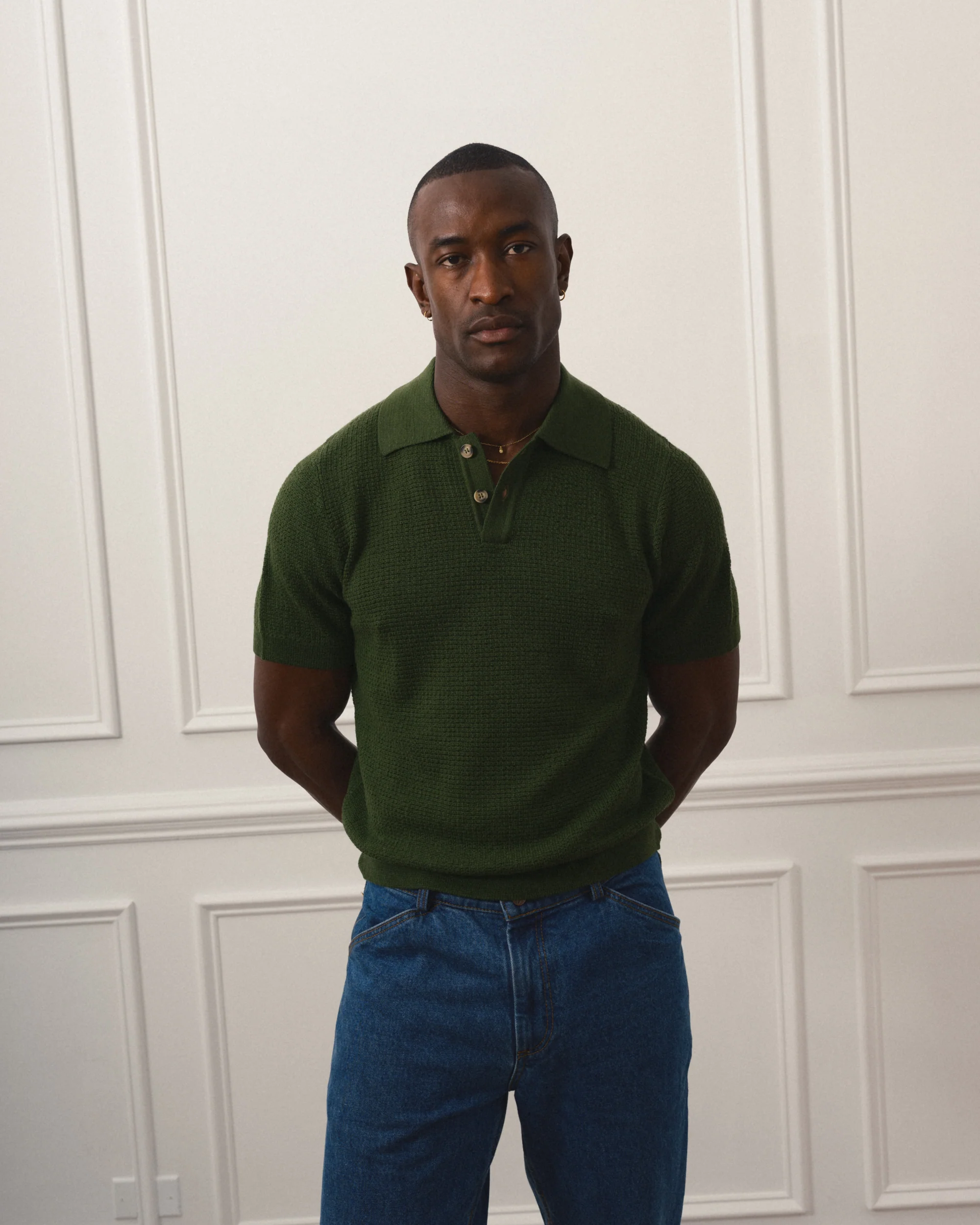 Crochet Knit Polo - Image 5