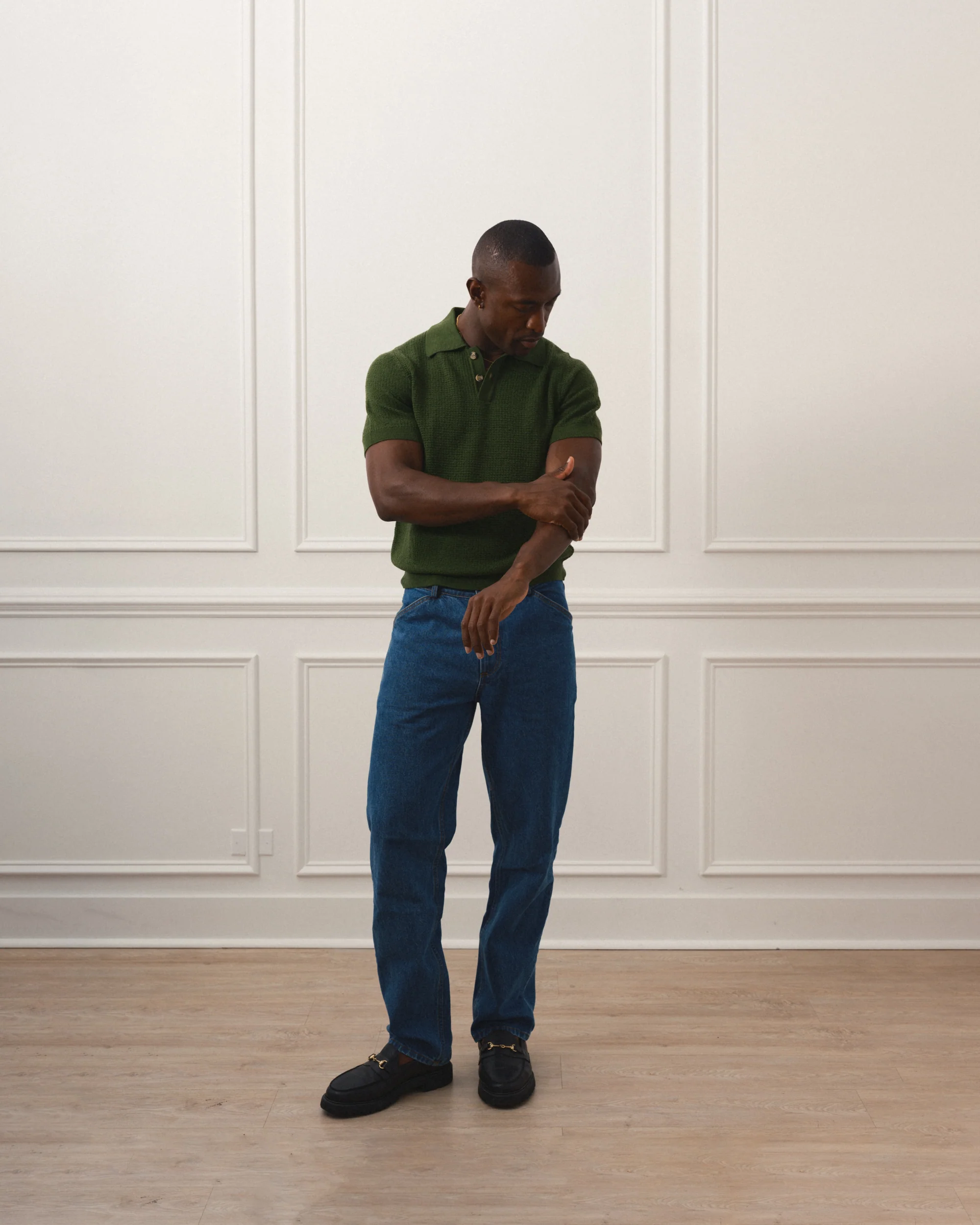 Crochet Knit Polo - Image 6