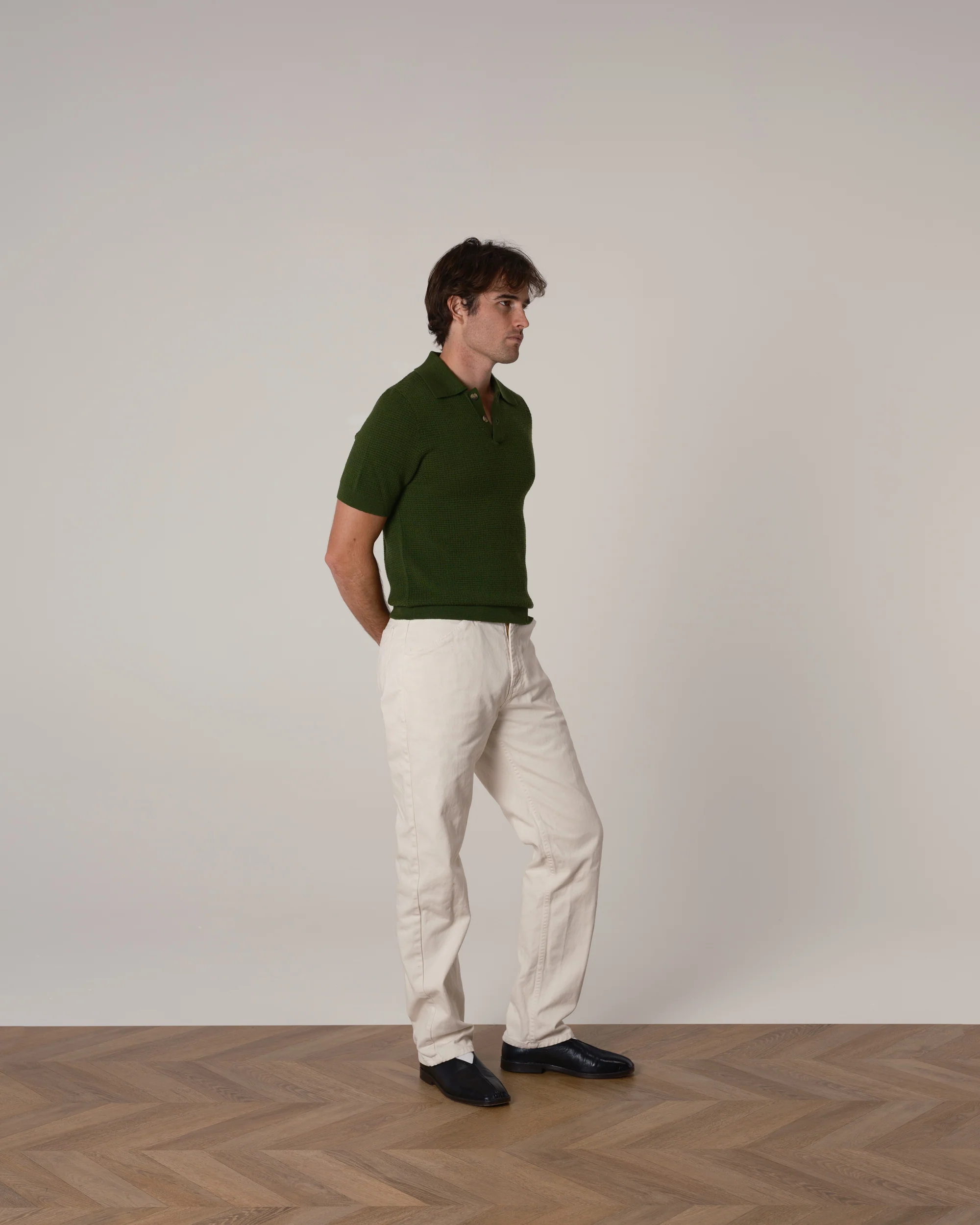 Crochet Knit Polo - Image 7