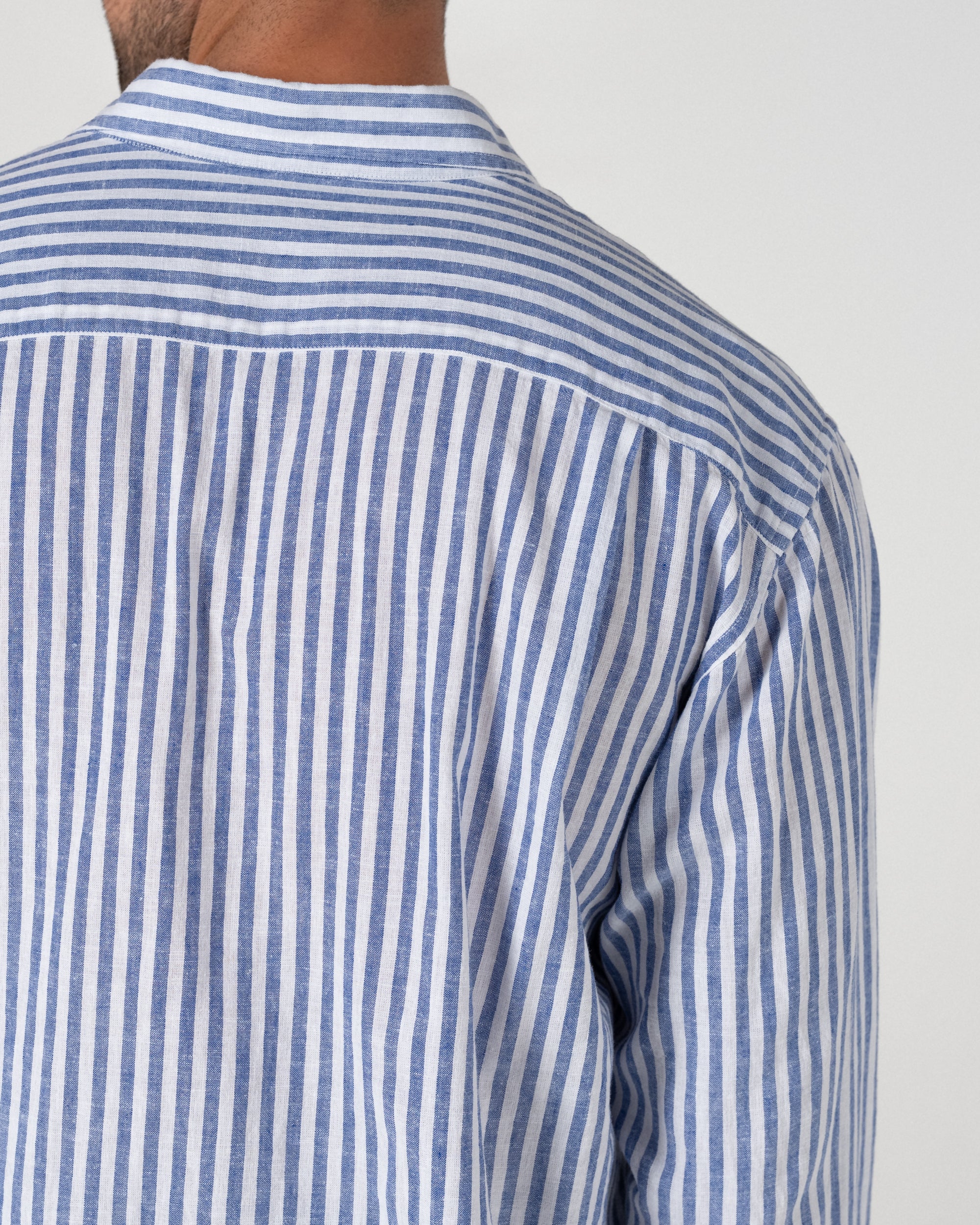 Linen Relaxed Dress Shirt - Image 3