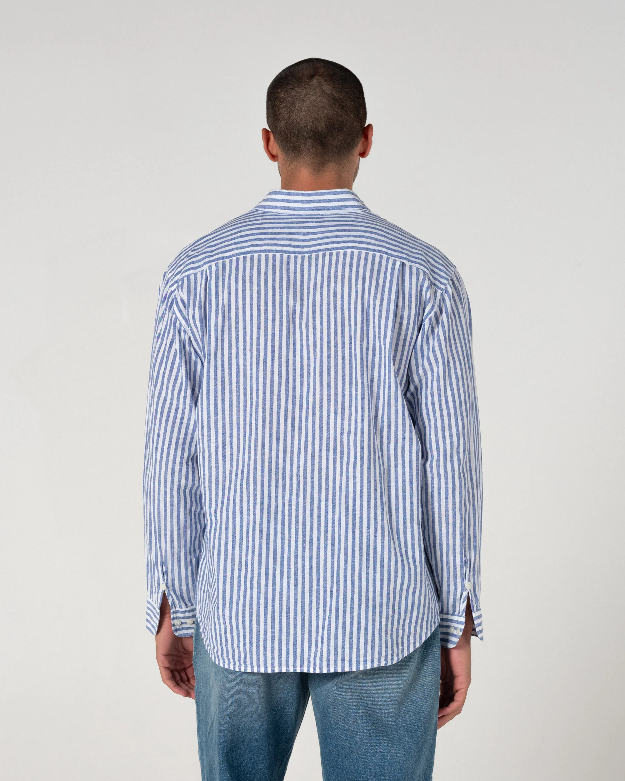 Linen Relaxed Dress Shirt - Image 4