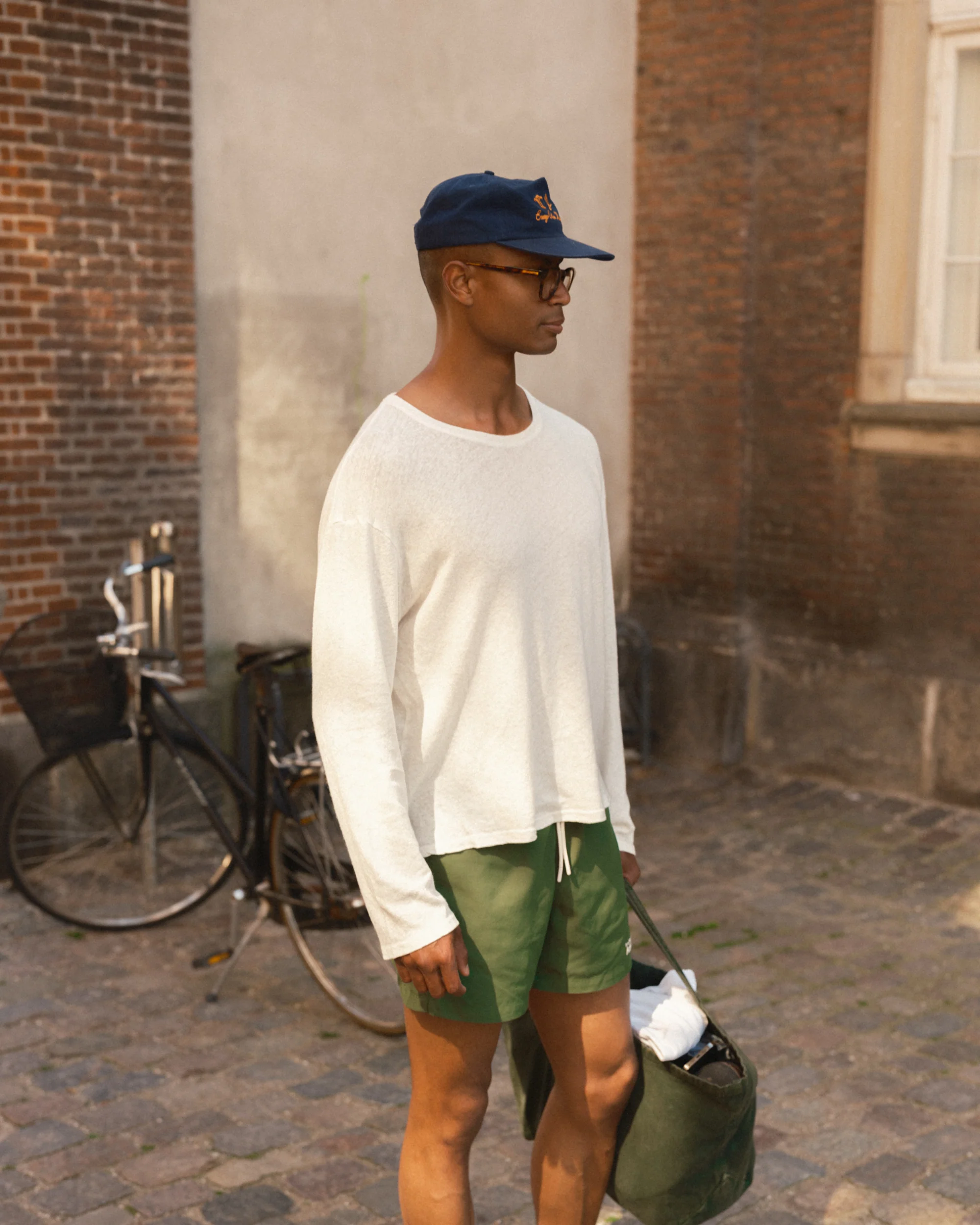 Linen Blend Drape Shirt - Image 6