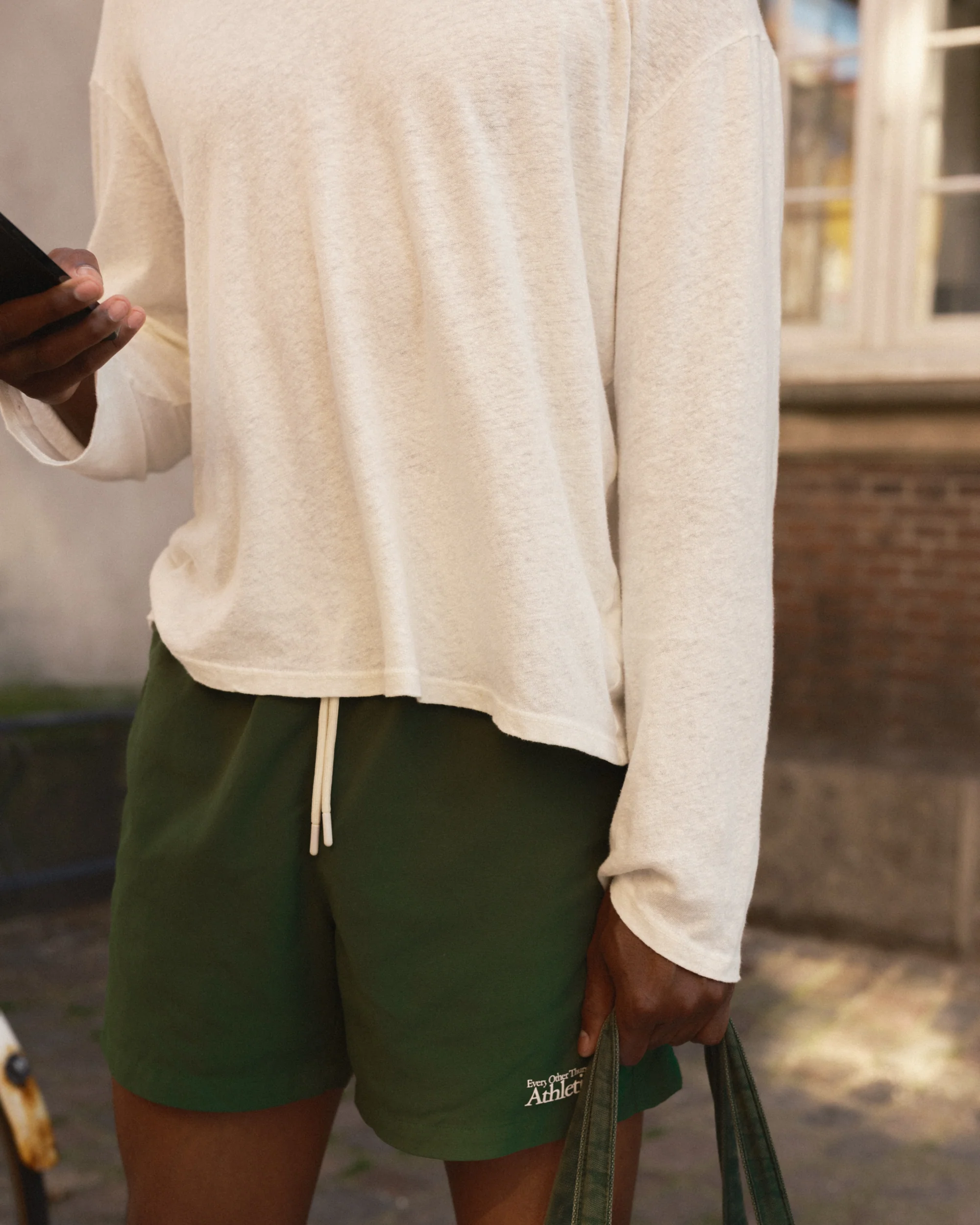 Linen Blend Drape Shirt - Image 7