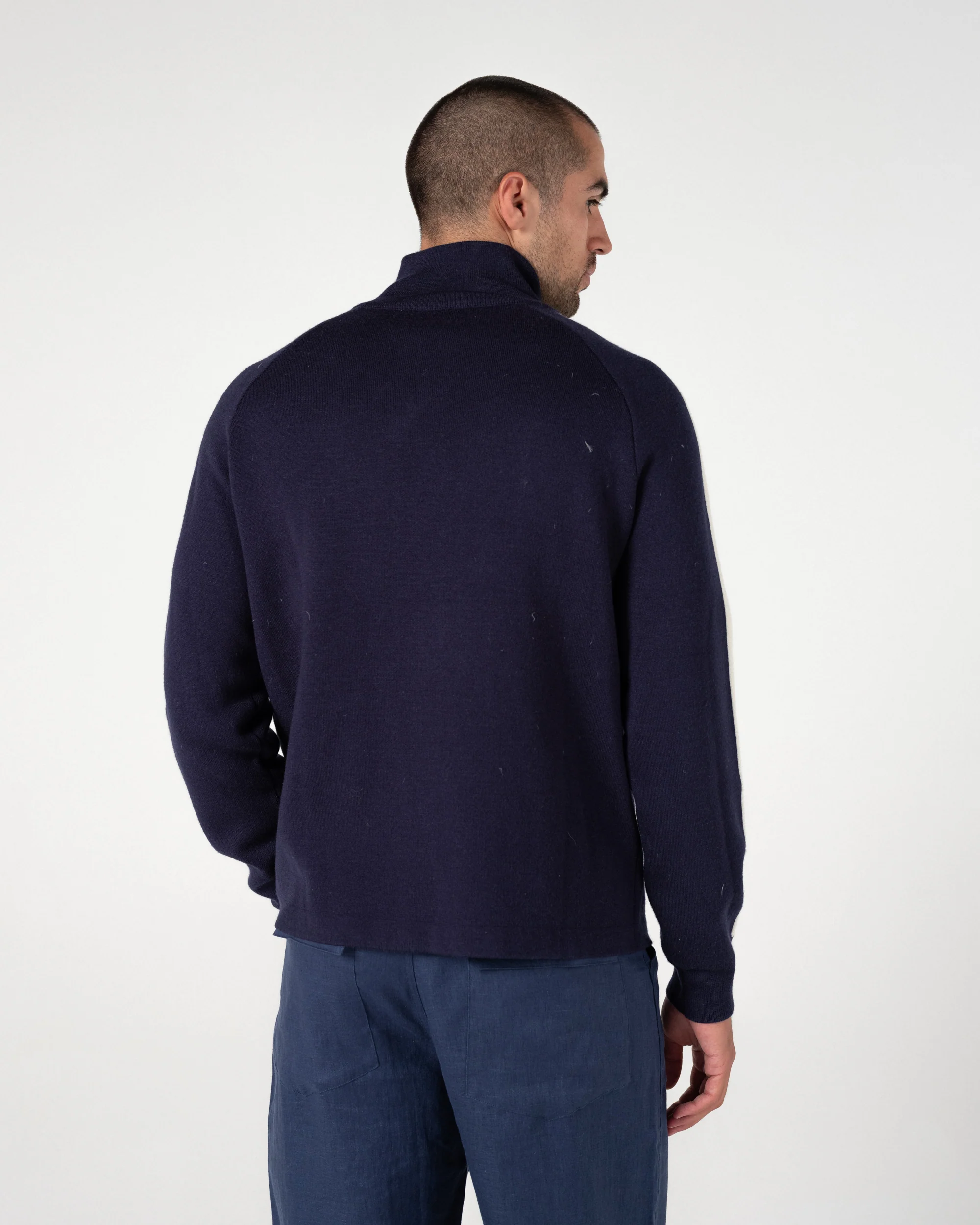 Merino Knit Track Jacket - Image 3