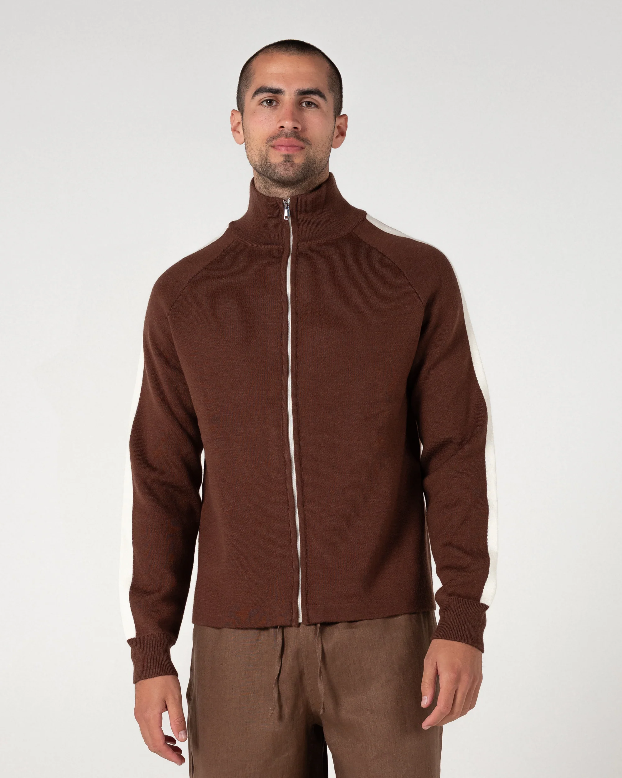 Merino Knit Track Jacket - Image 5