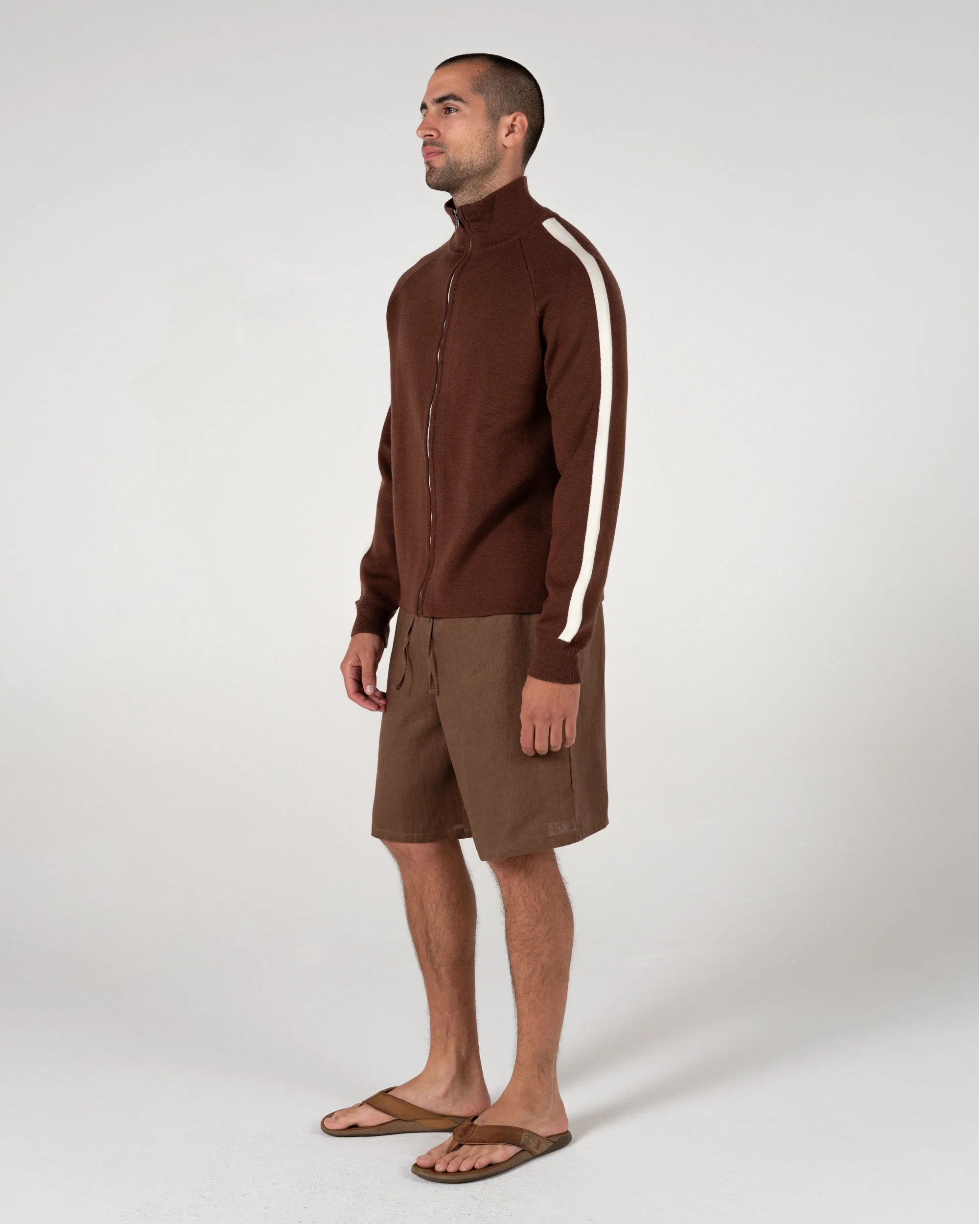 Merino Knit Track Jacket - Image 7