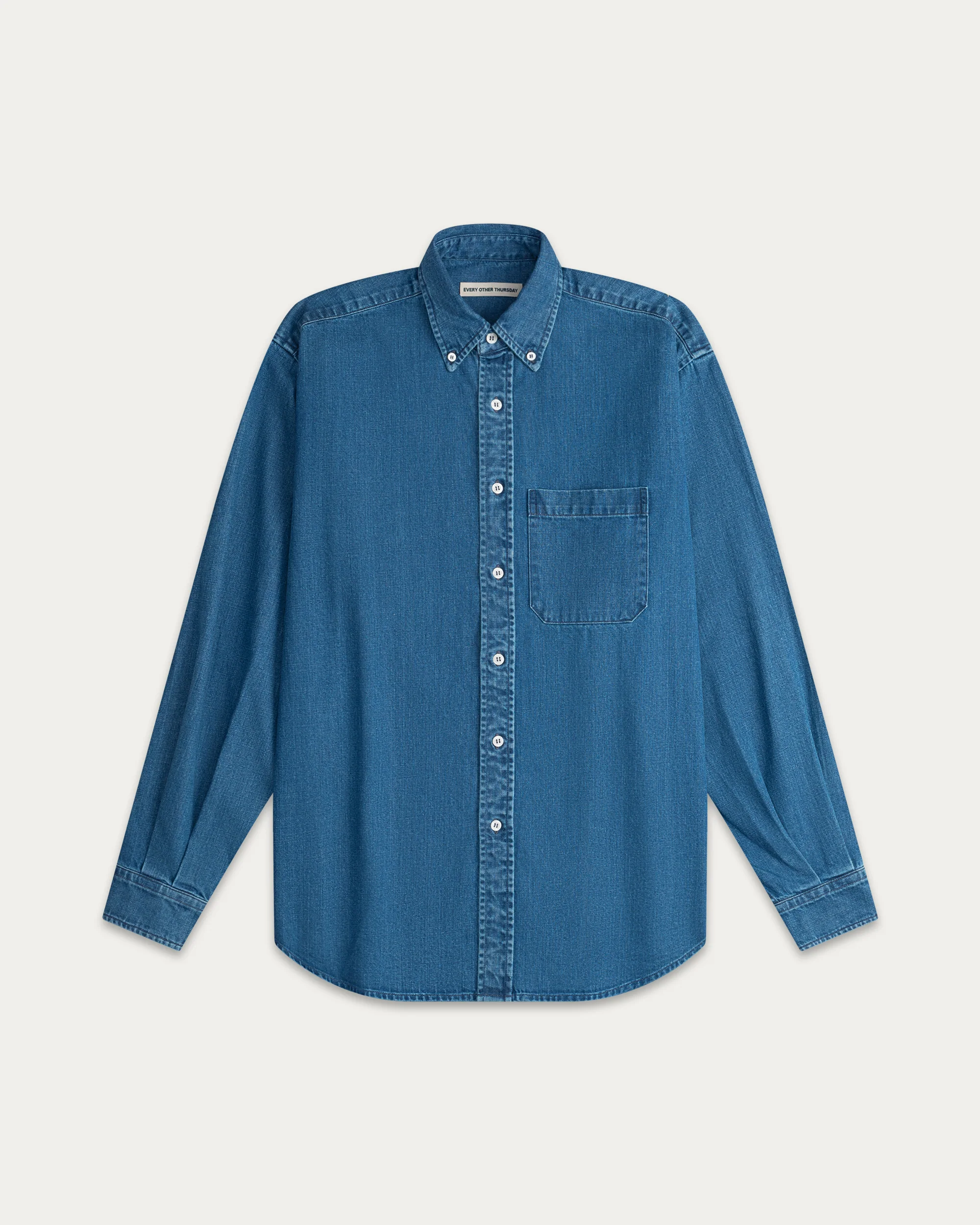 Relaxed Denim Shirt - Image 4