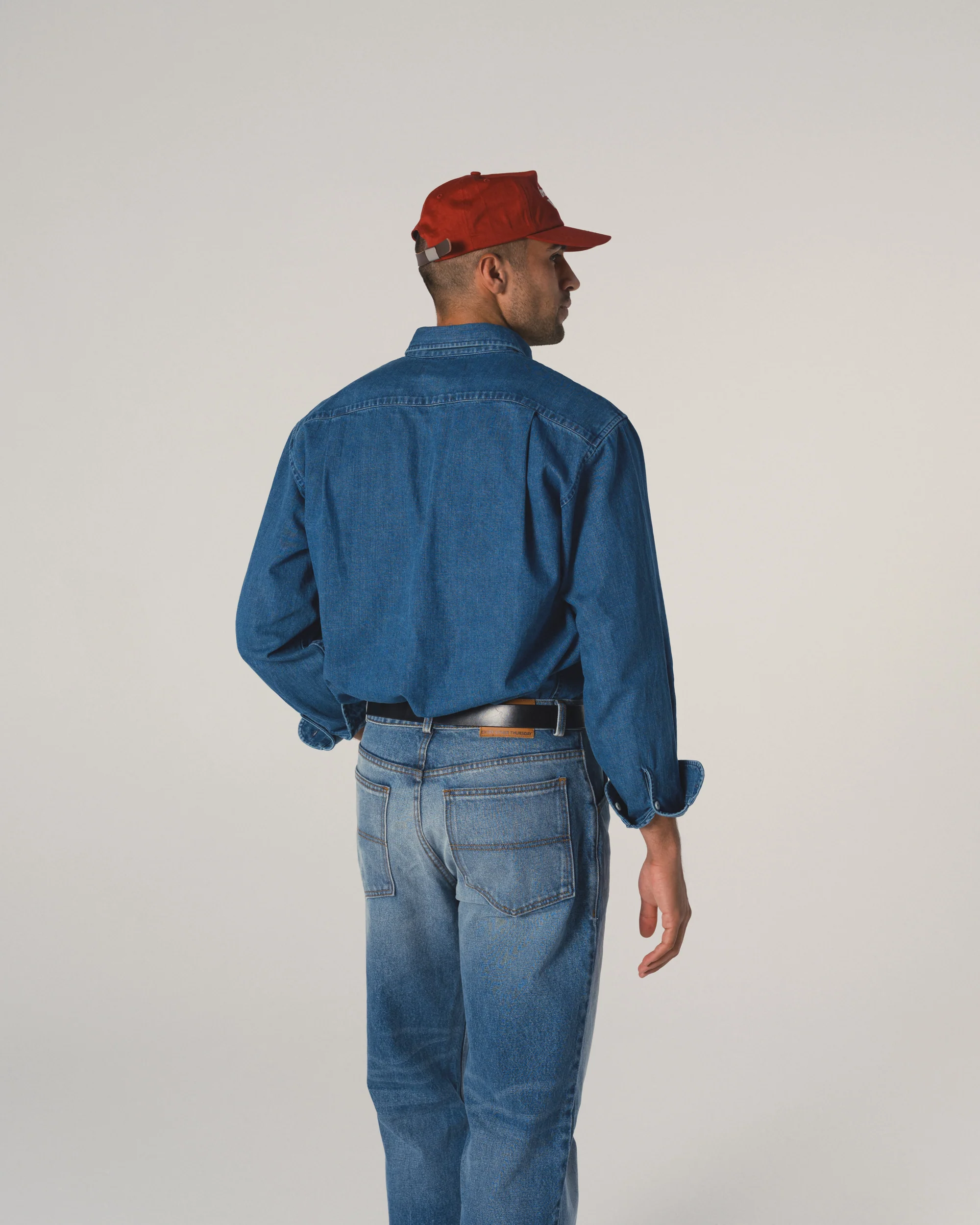 Relaxed Denim Shirt - Image 6