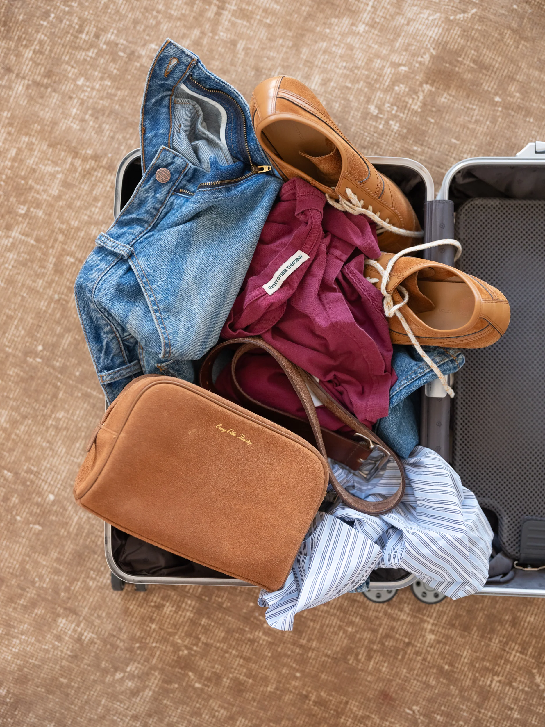 Suede Dopp Kit - Image 3