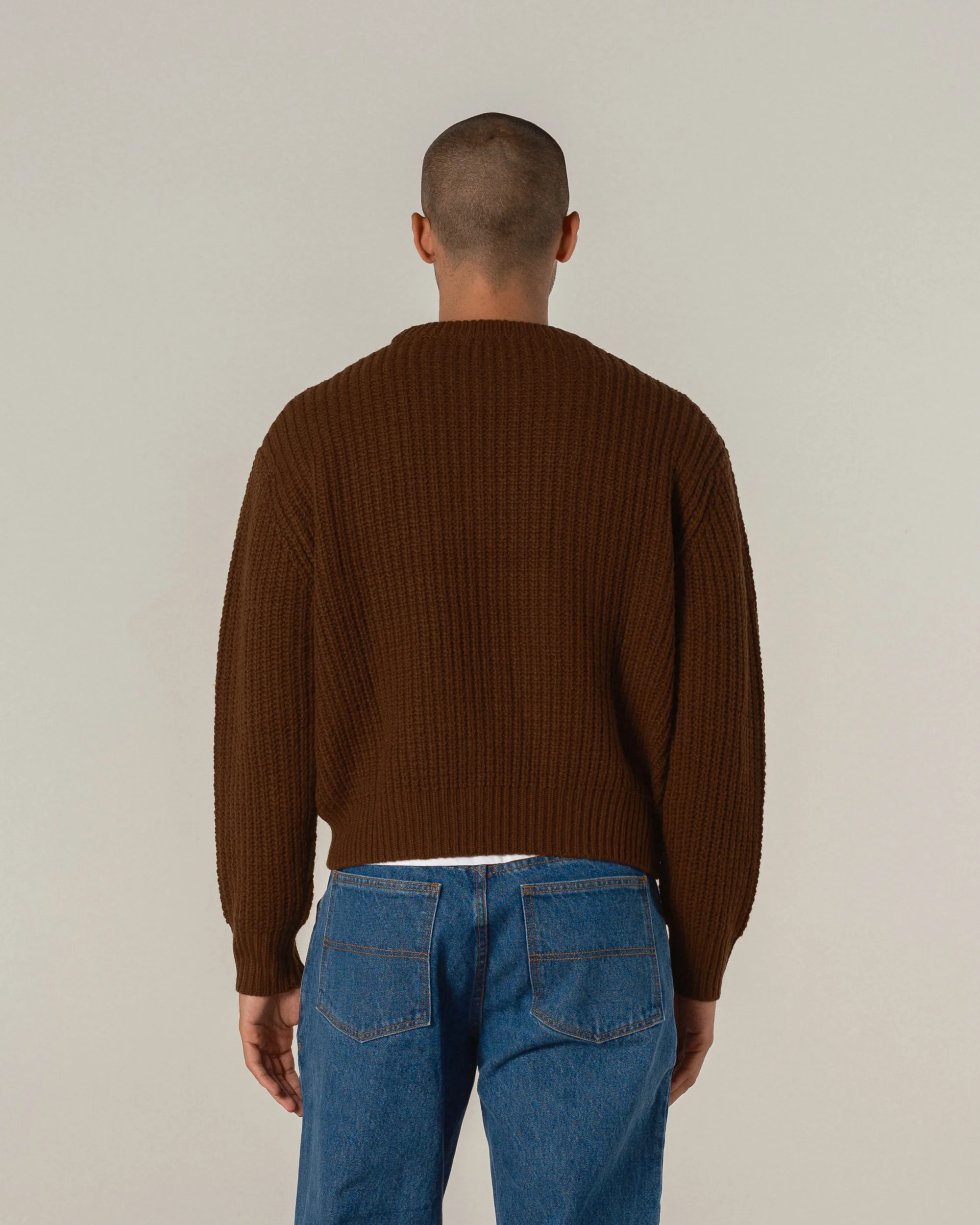 Wool Fisherman Knit Sweater - Image 11