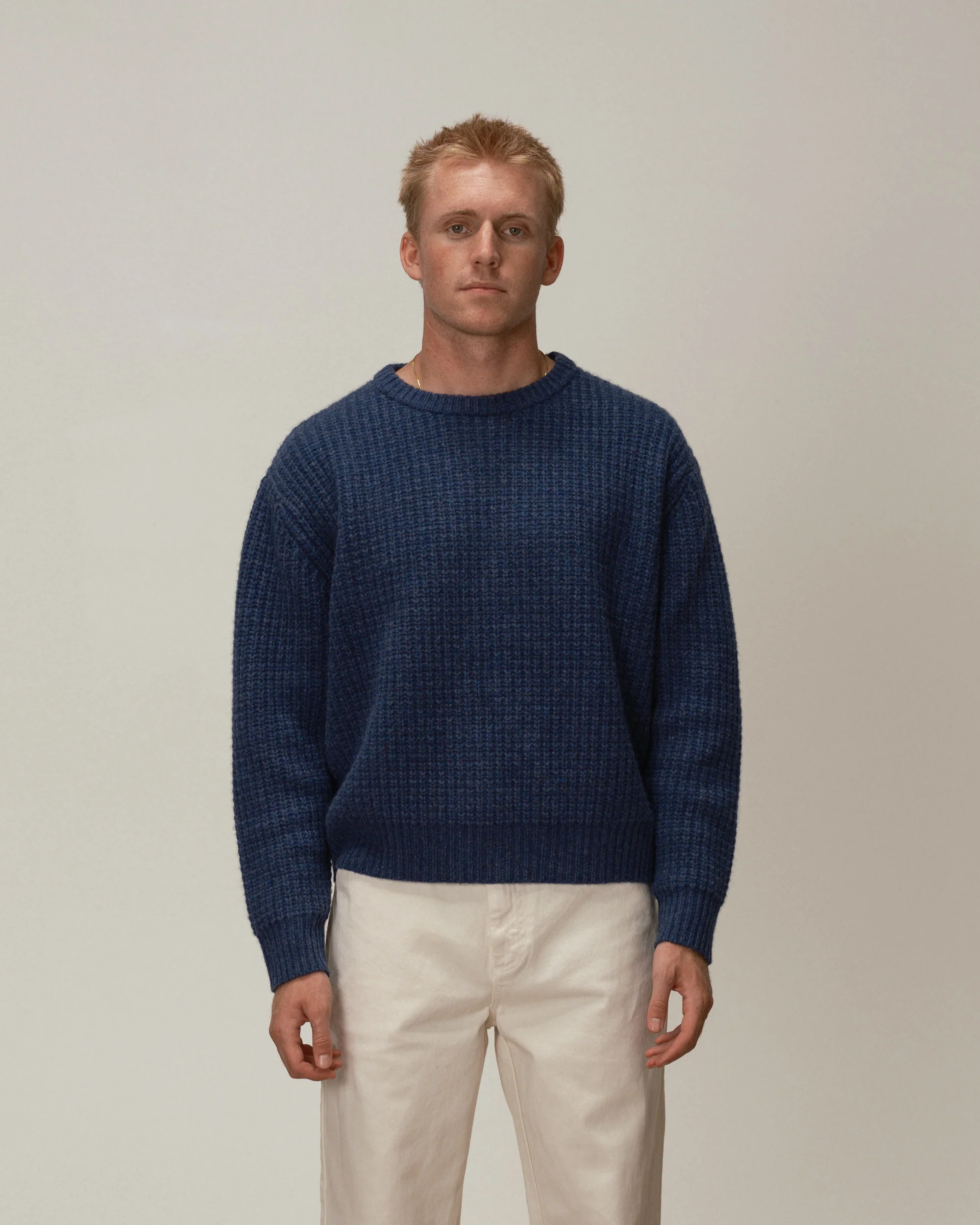 Wool Fisherman Knit Sweater - Image 13