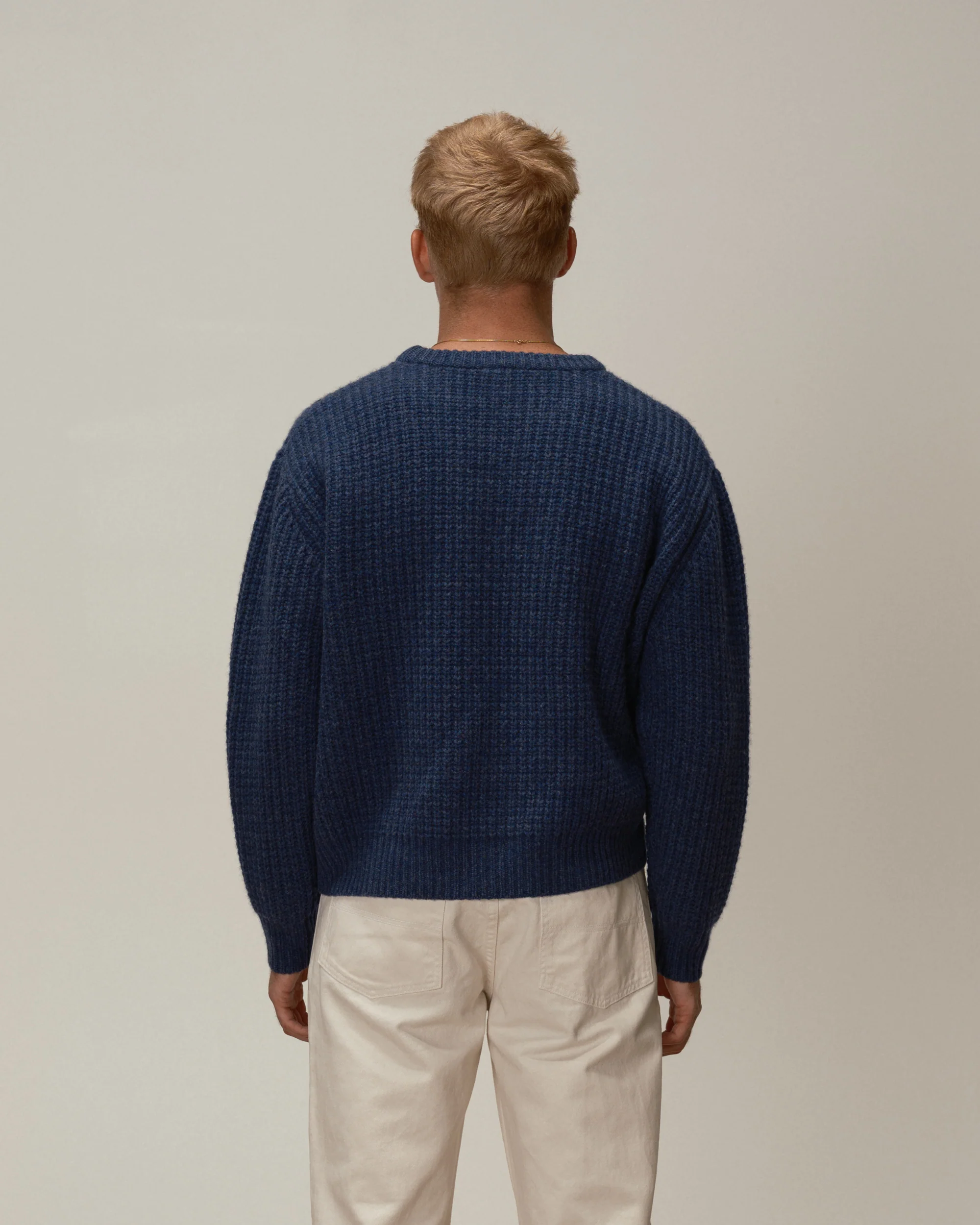 Wool Fisherman Knit Sweater - Image 15