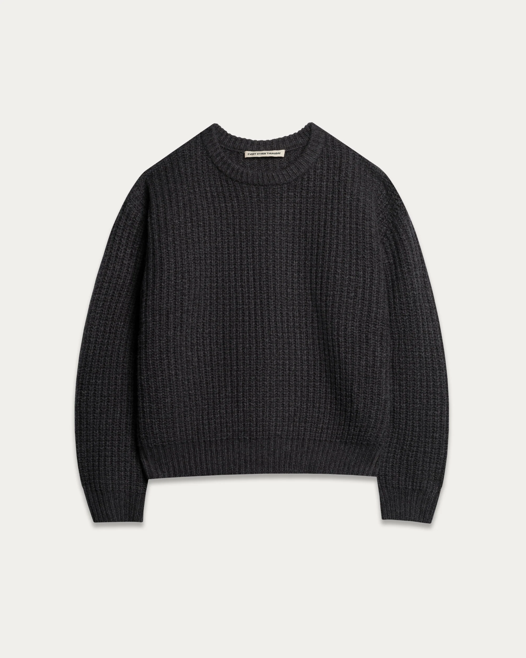 Wool Fisherman Knit Sweater - Image 4