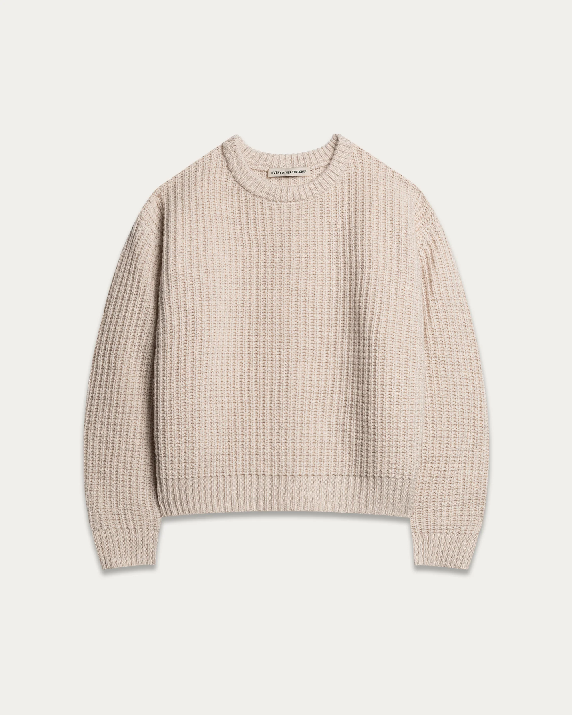 Wool Fisherman Knit Sweater - Image 8